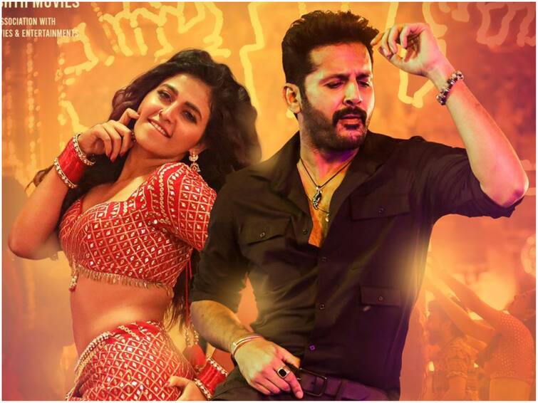 Macherla Niyojakavargam Movie Nithiin Anjali goes Oora Mass For Ra Ra Reddy I'm Ready lyrical Song from Macherla Niyojakavargam watch here Anjali Mass Steps With Nithiin: మాస్ రెడ్డి ఊర మాస్ జాతర షురూ - నితిన్‌తో అంజలి స్పెషల్ మూమెంట్స్, స్టెప్స్ అదుర్స్ 