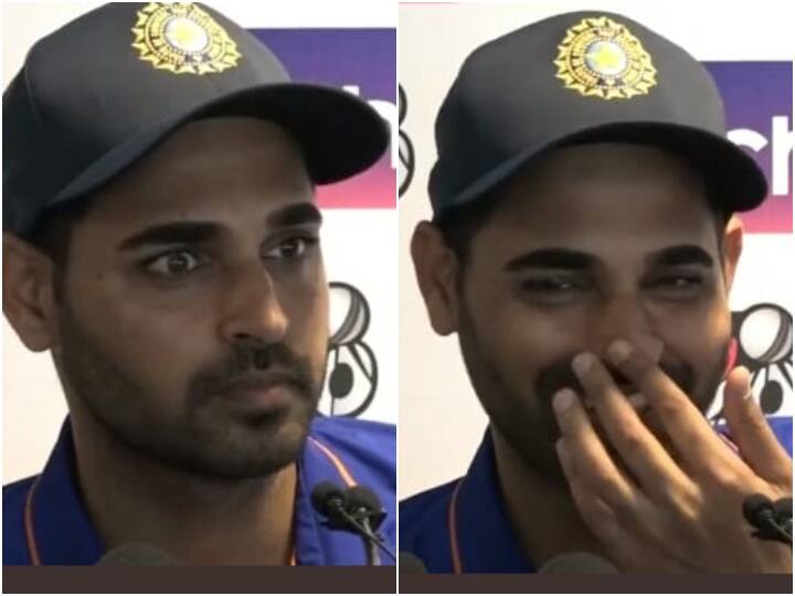 India vs England T20 Bhuvneshwar Kumar Hilarious Reply To A Journalist Viral Video Ind vs Eng T20 Watch: Bhuvneshwar Kumar's Hilarious Reply To A Reporter's 'Weakest Link' Statement