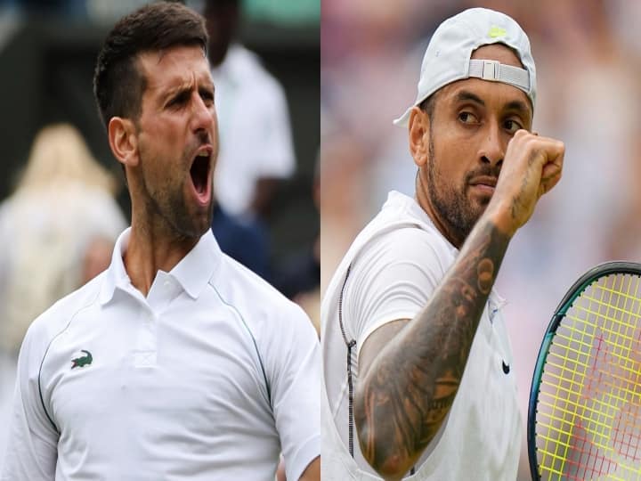 Wimbledon 2022 Men Singles Final Novak Djokovic vs Nick Kyrgios Wimbledon Final: ரோஜர் பெடரரின் சாதனையை முறியடிப்பாரா ஜோகோவிச்..? விம்பிள்டன் இறுதிப்போட்டியில் இன்று மோதல்..!