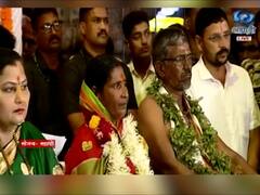 PHOTO : बीडच्या नवले दाम्पत्याला विठुरायाच्या महापुजेचा मान; मुख्यमंत्र्यांसह केली पूजा