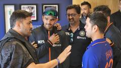 MS Dhoni: এজবাস্টনে ভারতের ড্রেসিংরুমে আচমকা হাজির কিংবদন্তি, দিলেন পরামর্শও