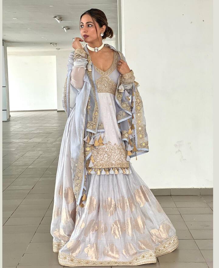 टीव्हीच्या दुनियेतून करिअरची सुरुवात करणारी हिना आज अनेक प्रोजेक्ट्सचा भाग बनू लागली आहे. अशा परिस्थितीत एकीकडे चाहते त्याच्या एका झलकसाठी हतबल झाले आहेत, तर दुसरीकडे तिला अनेक प्रोजेक्ट्सच्या ऑफर्स येऊ लागल्या आहेत.(photo:/realhinakhan/ig)