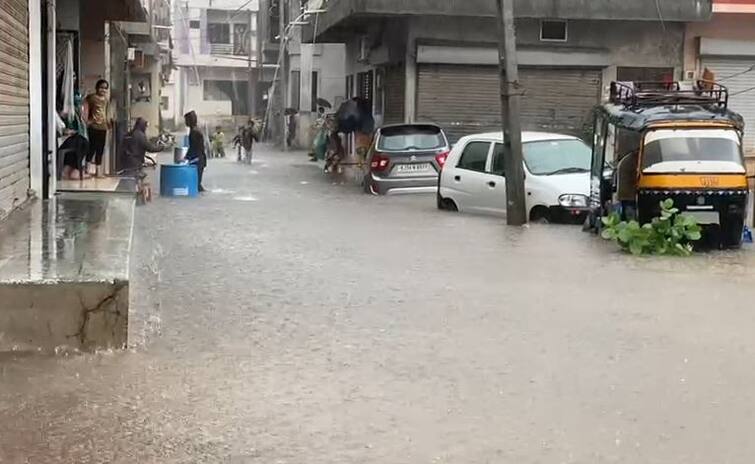16 inches Rain in bodeli chotaudaipur છોટાઉદેપુર: બોડેલીમાં 16 ઈંચ વરસાદ ખાબક્યો, જ્યાં જુઓ ત્યાં પાણી-પાણી