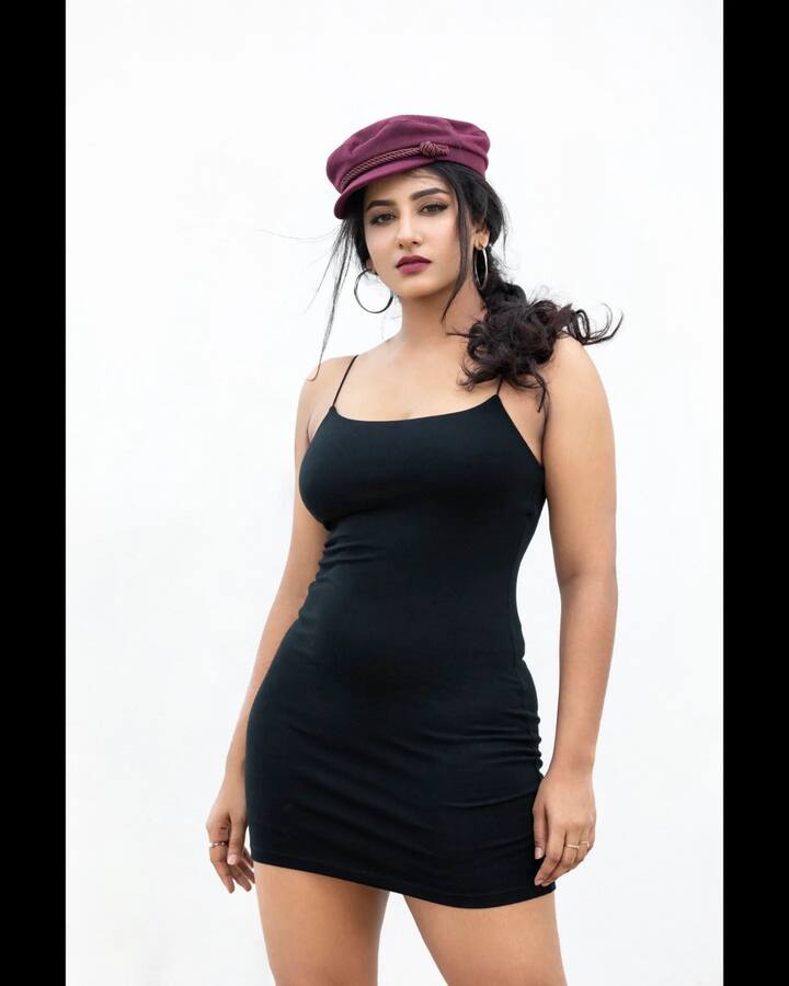 ఆమె ఈ మధ్య పెట్టే ఫోటోలు చూస్తుంటే మామూలుగా లేవు. కుర్రాళ్ల మతులు పోగొడుతున్నాయ్. -Image credit: VishnuPriyaBhimeneni/Instagram