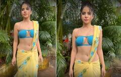 Urfi Javed નો સાડીમાં જોવા મળ્યો ગ્લેમરસ અંદાજ, જુઓ હોટ તસવીરો