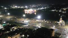 Ashadhi Photo : आषाढीच्या रात्रीची विलोभनीय पंढरी; रोषणाई अन् झगमगाट