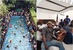 राष्ट्रपति के स्वीमिंग पूल में मजे, मखमली बेड पर हो रही रेसलिंग... श्रीलंका में प्रदर्शनकारियों के मजेदार वीडियो वायरल