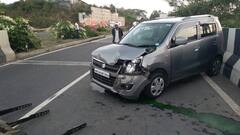 Greater Noida में BJP सांसद की गाड़ी ट्रक से टकराई,सभी सुरक्षित | Hindi News