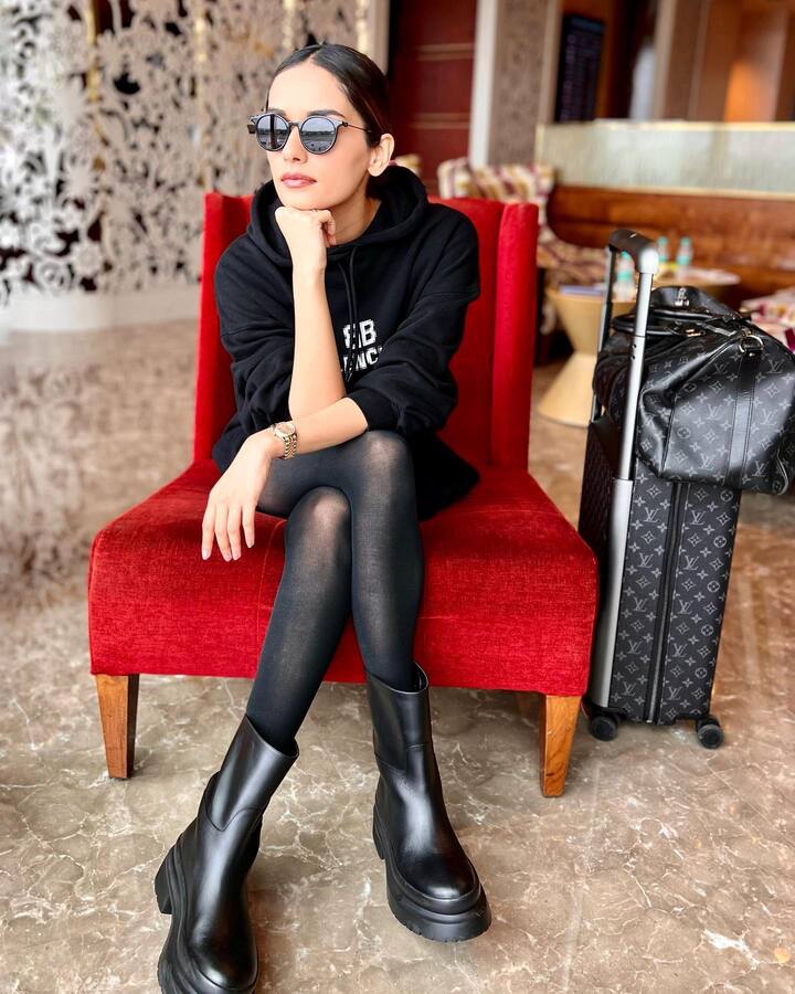 या चित्रपटात मानुषीसोबत विकी कौशल दिसणार आहे.(photo:manushi_chhillar/ig)Instagram Bollywood Manushi Chhillar Miss World 2017