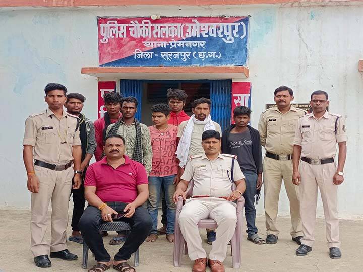 Surajpur Police got a big success, rescued 14 laborers held hostage in Andhra Pradesh ann Surajpur News: सूरजपुर पुलिस को मिली बड़ी कामयाबी, आंध्र प्रदेश में बंधक बनाए गए 14 मजदूरों को छुड़ाया