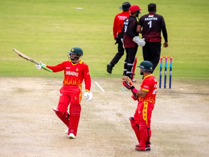 Zimbabwe Record Win: சிங்கப்பூரை புரட்டி எடுத்த ஜிம்பாப்வே..! 111 ரன்கள் வித்தியாசத்தில் இமாலய வெற்றி..!