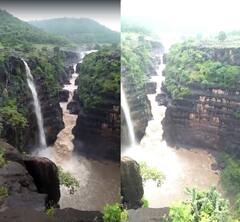 PHOTO : धबधब्यांमुळे अजिंठा लेणीचं सौंदर्य अधिकच खुललं