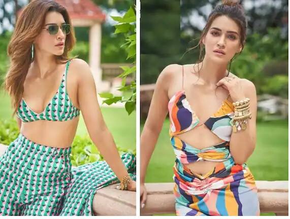 હિન્દી સિનેમાની જાણીતી અભિનેત્રી કૃતિ સેનન અવારનવાર તેનો ગ્લેમર અંદાજ બતાવતી જોવા મળે છે. આ દરમિયાન ક્રિતી સેનનના કેટલાક લેટેસ્ટ ફોટો સોશિયલ મીડિયા પર સામે આવ્યા છે. જેમાં કૃતિ ખુબ જ સુંદર લાગી રહી છે.