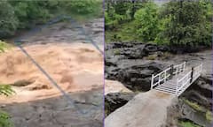 Nashik Rain : आदित्य ठाकरे यांनी उभारलेला लोखंडी पूल पाण्याखाली, त्र्यंबकच्या शेंद्रीपाड्यात झाले होते उदघाटन 