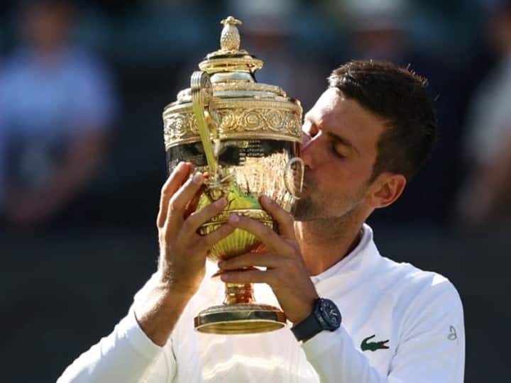 Wimbledon 2022 Mens singles Final Novak Djokovic defeats Nick Kyrgios for seventh Wimbledon championship Wimbledon 2022 Final: सातवीं बार विंबलडन चैंपियन बने नोवाक जोकोविच, फाइनल मुकाबले में निक किर्गिओस को दी शिकस्त