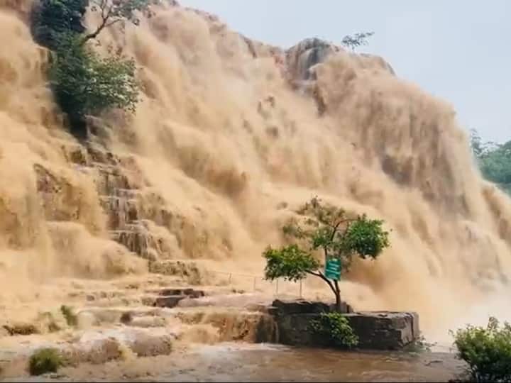 Bastar monsoon influx of people in the waterfalls Chitrakoot Tirathgarh Chhattisgarh ANN Bastar News: मानसून में गुलजार हुआ बस्तर वाटरफॉल्स, प्रकृति का खास नजारा देखने  उमड़ जनसैलाब