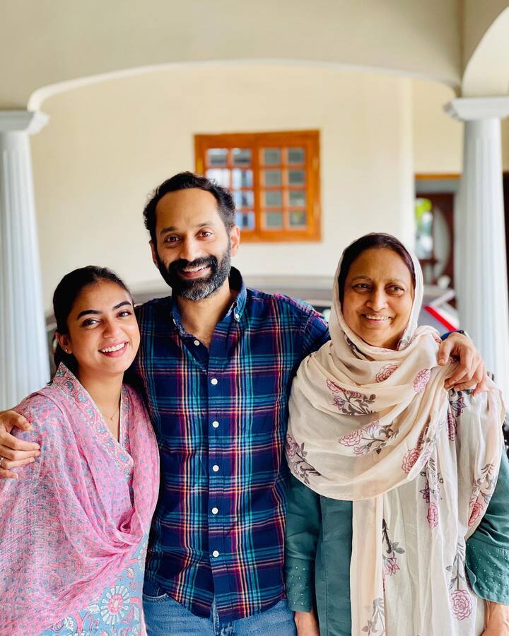 కుటుంబంతో నజ్రియా ఫోటోలు -Image Credit: Nazriya Nazim Fahad/Instagram