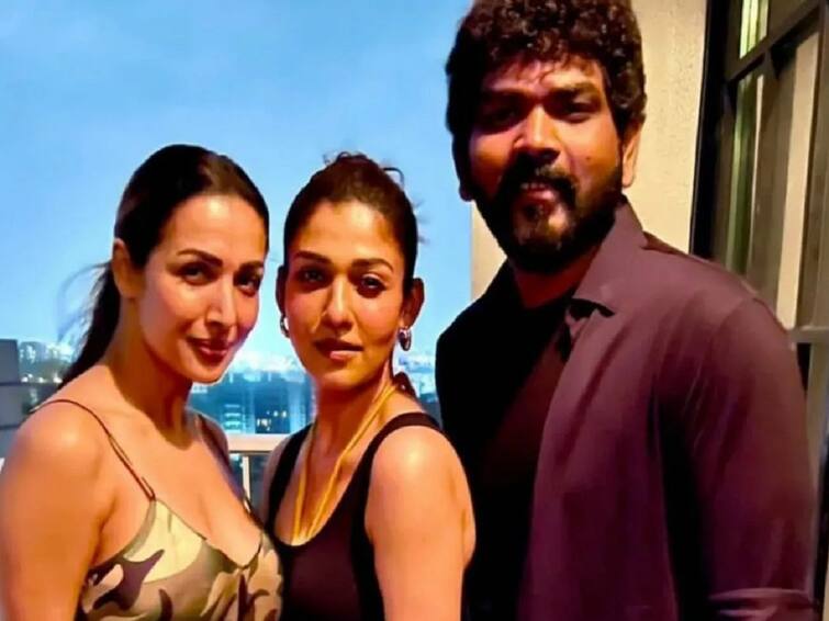 Malaika Arora meets newlyweds Nayanthara, Vignesh Shivan Nayanthara Vignesh Shivan: பாலிவுட் நடிகை மலைக்கா அரோராவுடன் நயன் விக்கி.. ட்ரெண்டிங்கில் போட்டோ..!