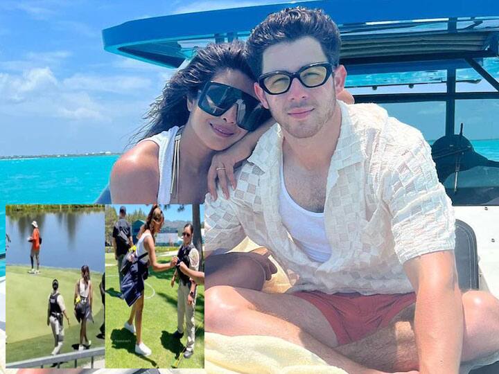 Watch: पति Nick Jonas ने खेला गोल्फ तो Priyanka Chopra बन गईं चीयरलीडर, कपल को देख फैंस हुए एक्साइटेड Priyanka Chopra turns cheerleader for Nick Jonas as he plays golf at Lake Tahoe Watch: पति Nick Jonas ने खेला गोल्फ तो Priyanka Chopra बन गईं चीयरलीडर, कपल को देख फैंस हुए एक्साइटेड