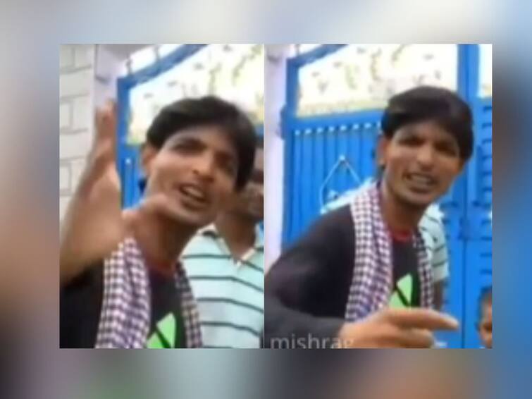 man funny video viral on social media who singing mere mehboob qayamat hogi Viral Video: 'हे ऐकल्यावर कानातून रक्त आलं'; ‘मेरे महबूब कयामत होगी’ गाणं गाणारा व्यक्ती ट्रोल