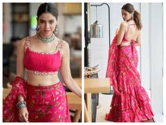 Aamna Sarif Pics: पिंक लहंगा पहने कयामत ढाती आमना शरीफ, खूबसूरत अदाओं ने उड़ाए फैंस के होश!