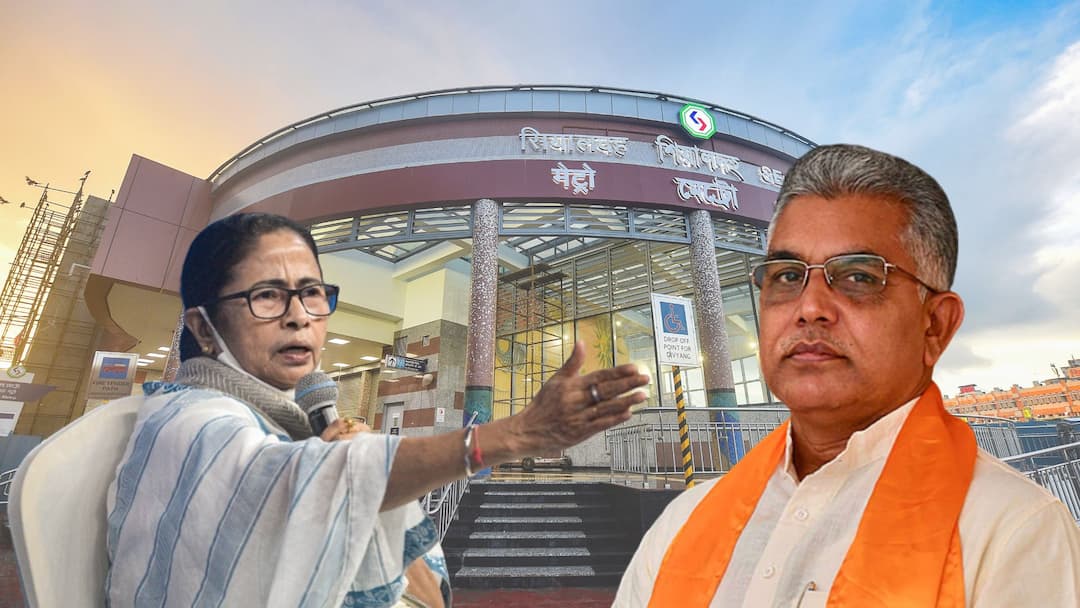 Sealdah Metro Inauguration controversy dilip Ghosh attack tmc over invitation issue Dilip Ghosh: ঠিক সময়ে আমন্ত্রণ জানানো হয়েছে মুখ্যমন্ত্রীকে, ভয়ে যাচ্ছেন না: দিলীপ ঘোষ