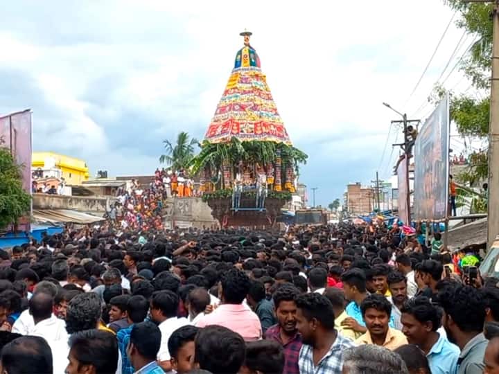 Rishivandiyam : 1500 ஆண்டுகள் பழமை.. ரிஷிவந்தியம் அர்த்தநாரீஸ்வரர் கோவில் தேரோட்டம்.. வடம்பிடித்து மகிழ்ந்த மக்கள்.. 2 years later, a large number of devotees participated in the Rishivanthiyam Ardhanareeswarar Temple Chariot and pulled the chariot by a rope. Rishivandiyam : 1500 ஆண்டுகள் பழமை.. ரிஷிவந்தியம் அர்த்தநாரீஸ்வரர் கோவில் தேரோட்டம்.. வடம்பிடித்து மகிழ்ந்த மக்கள்..