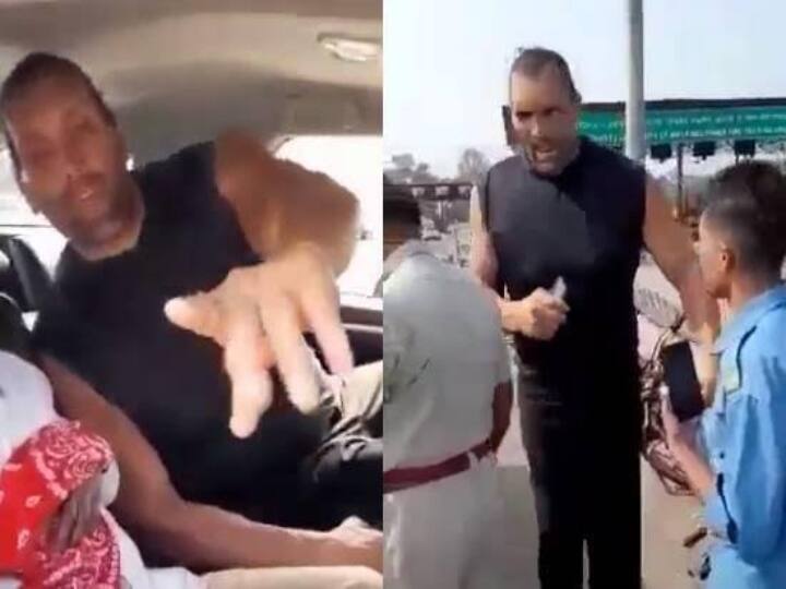 Viral Video WWE wrestler Great Khali toll plaza staff clash at Ludhiana- Watch Viral Video: 