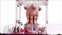 Ashok Stambh : What is the truth of the lion's shape ? | Central Vista | India Chahta Hai | ABP News