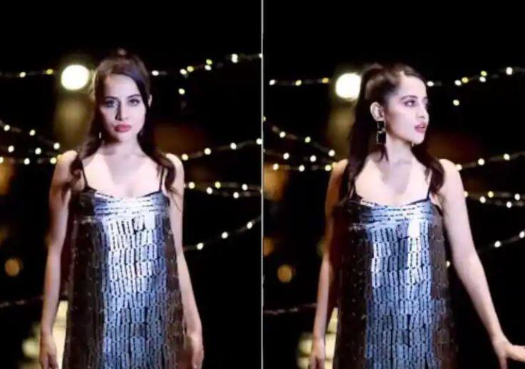 urfi javed makes sizzling dress with blade shares video on social media  Urfi Javed Video: ઉર્ફી જાવેદે બ્લેડમાંથી બનાવ્યો સિઝલિંગ ડ્રેસ, જુઓ વીડિયો