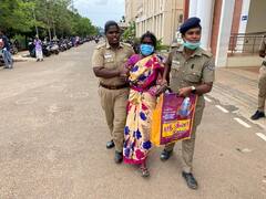 மண்ணெண்ணெய் பாட்டிலுடன் வந்த பெண்...பரபரப்பான தஞ்சை கலெக்டர் ஆபிஸ்..!