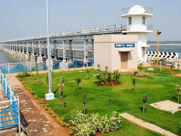 amaravathi dam water increase in supply farmers happy அமராவதி அணைக்கு தண்ணீர் வரத்து அதிகரிப்பு -  விவசாயிகள் மகிழ்ச்சி.!