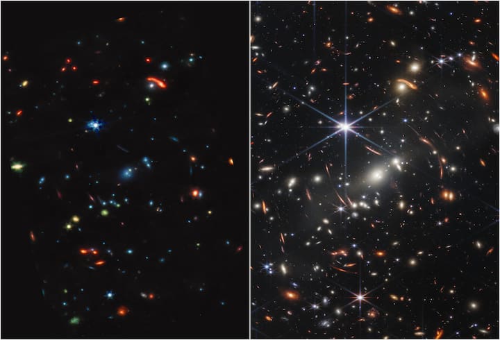 यह पृथ्वी से लगभग 2,500 प्रकाश वर्ष दूर है. जेम्स वेब टेलीस्कोप का निर्माण एयरोस्पेस दिग्गज नॉर्थ्रॉप ग्रुम्मन कॉर्प द्वारा किया गया था और इसे दिसंबर 2021 में फ्रेंच गयाना से नासा और उसके यूरोपीय और कनाडाई समकक्षों के लिए अंतरिक्ष में लॉन्च किया गया था.
