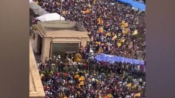 Sri Lanka Crisis: Speaker announces, 'President Rajapaksa has not fled the country' | ABP News