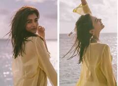 Pooja Hegde Photos : ਬਿਕਨੀ ਪਹਿਨੇ ਸਮੁੰਦਰ ਕਿਨਾਰੇ ਪੋਜ਼ ਦਿੰਦੀ ਨਜ਼ਰ ਆਈ ਪੂਜਾ ਹੇਗੜੇ , ਗਲੈਮਰਸ ਅਦਾਵਾਂ ਨਾਲ ਢਾਹਿਆ ਕਹਿਰ