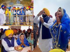 In Photos: લગ્ન બાદ પત્ની સંગ સુવર્ણ મંદિરમાં પહોંચ્યાં CM ભગવંત માન, આવી તસવીરો આવી સામે