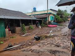 Nashik Surgana Flood : तलावाचा सांडवा फुटला, गाव पाण्याखाली, घरांत चिखलच चिखल! सुरगाणाकरांनी केले मदतीचे आवाहन