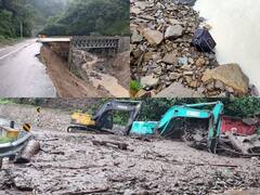 Uttarakhand Heavy Rain: उत्तराखंड में आसमान से बरस रही आफत, कहीं कार नदी में गिरी तो कहीं हाईवे बंद, देखिए तस्वीरें