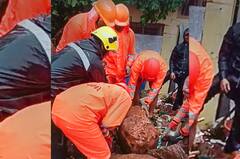 Vasai Landslide: महाराष्ट्र के पालघर जिले के वसई में भूस्खलन, पिता-पुत्री की मौत, सामने आई हादसे की ऐसी तस्वीरें