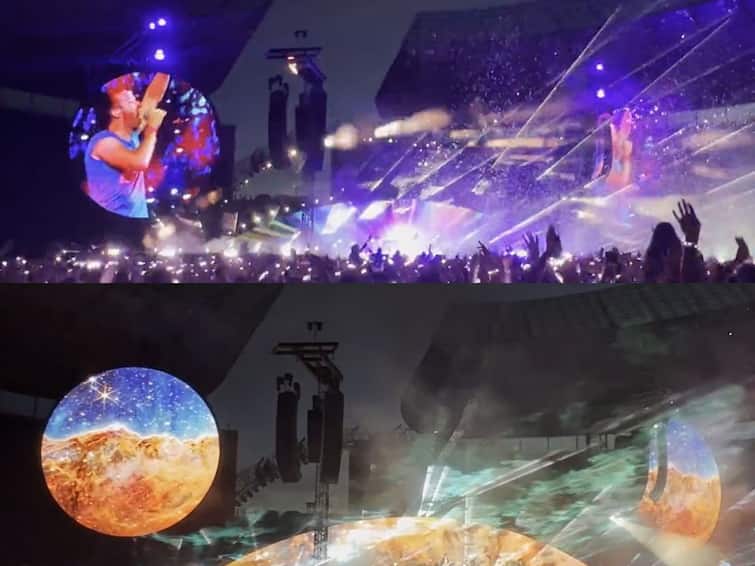 Coldplay Honour NASA James Webb Space Telescope First Full Colour Images At Berlin Concert A Sky Full Of Stars Heavenly Views Music of the spheres ESA Cosmic Cliffs WATCH | Coldplay Sing ‘A Sky Full Of Stars' To Honour NASA Webb's First Full-Colour Images