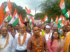 Ajmer News: कौमी एकता कायम रखने की कवायद, अजमेर प्रशासन ने निकाली सर्वधर्म सद्भाव रैली, बारिश में भी दिखा जोश