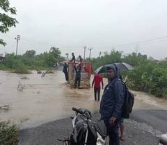 Photo: नांदेड जिल्ह्यात दोन दिवसांपासून मुसळधार पाऊस; अनेक गावांना पुराचा वेढा