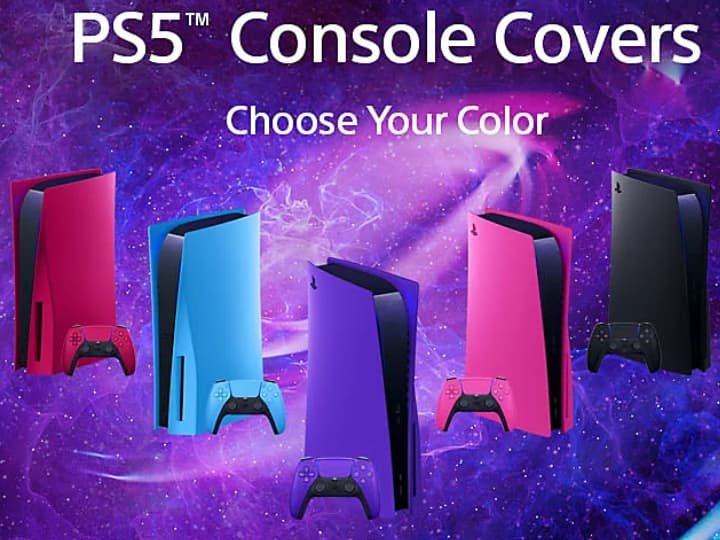 Ps5 console cover faceplates price in india rs 3999 amazon availability exclusive sony PS5 Console Covers Tipped To Arrive In India Soon, Exclusively On Amazon: Expected Price