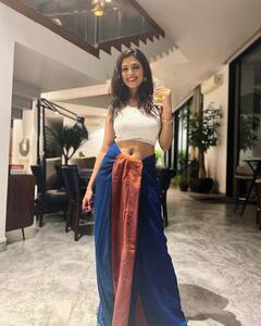 Malavika Mohanan Veshti : வேஷ்டியில் மாளவிகா மோகன்: வைரலாகும் புகைப்படங்கள்...