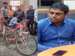Jabalpur: पिता के कंधे पर बैठकर आया दिव्यांग छात्र ट्राई साइकिल पर लौटा, कलेक्टर की हो रही वाहवाही