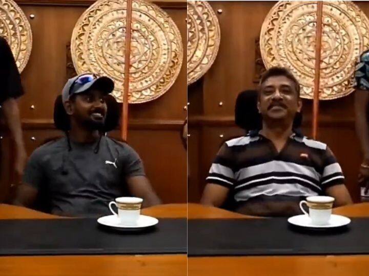 Protestor Sit On Srilanka President Chair And Clicking Photo Video Viral On Social Media Sri lanka Crisis: શ્રીલંકાના રાષ્ટ્રપતિની ખુરશી પર બેસીને ફોટો પડાવવા માટે પડાપડી, જુઓ Video