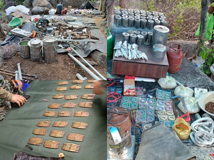 CRPF Recovered More than one Thousand IED Bomb and Detonator in Anti Naxal Operation in Gaya Bihar ANN Bihar Naxal: गया के जंगलों में कोबरा कमांडोज ने बरामद किया विस्फोटकों का जखीरा, 612 IED और 495 डेटोनेटर बरामद