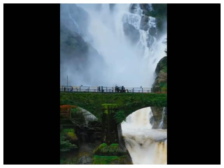 Minister Shares Video Of Goa's Dudhsagar Waterfalls, Calls It 'Heaven Meets Earth' | WATCH