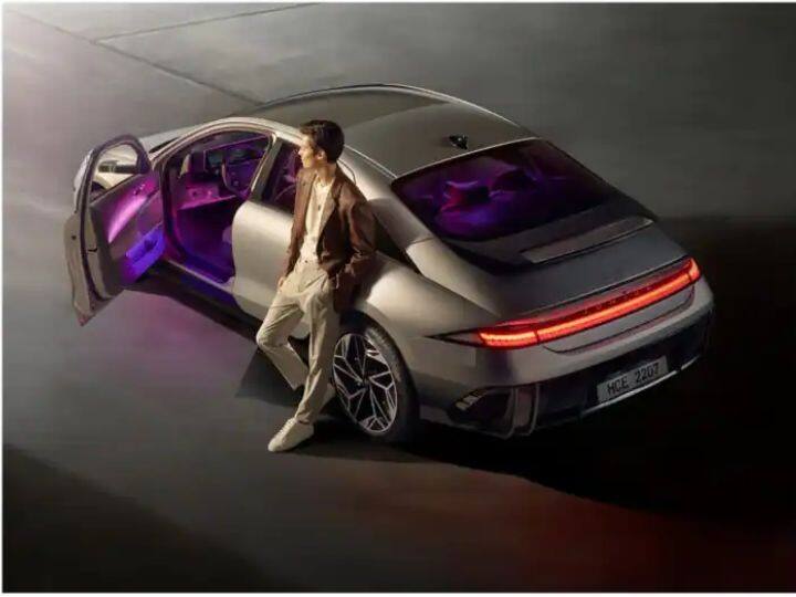 give competition to Tesla, Hyundai's electric car Ioniq6 launched Tesla ला देणार टशन, Hyundai ची इलेक्ट्रिक कार Ioniq6 लॉन्च