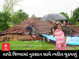 TAPI :તાપી જિલ્લામાં વરસાદના કારણે થયેલા નુકસાન સામે રૂ.14,62,819નું ત્વરીત ચુકવણું કરાયું